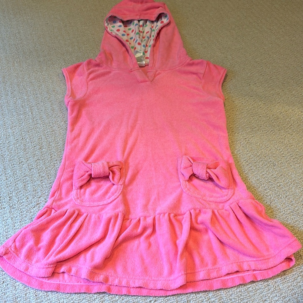 Hula Star girls terry swim cover up
